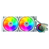 Cougar Poseidon Elite 240 - AIO, LGA1851/1700/AM5/AM4, Radiatore 240mm, ARGB, Bianco