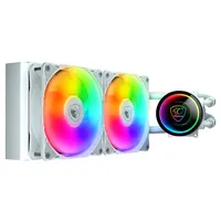 Cougar Poseidon Elite 240 - AIO, LGA1851-1700-AM5-AM4, Radiatore 240mm, ARGB, Bianco