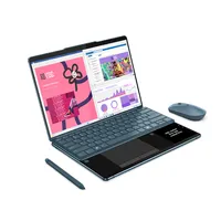 Lenovo Yoga Book 9 13IMU9 Intel Core Ultra 7 155U Ibrido (2 in 1) 33,8 cm (13.3") Touch screen 2.8K 32 GB LPDDR5x-SDRAM 1 TB SSD Wi-Fi 6E (802.11ax) Windows 11 Home Colore foglia di tè