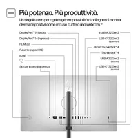 HP Serie 7 Pro 727pk 27" 4K UHD IPS USB-C 100W Pivot Hub USB