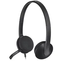 Logitech H340 Auricolare Cablato A Padiglione Ufficio USB tipo A Nero