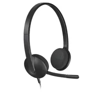Logitech H340 Auricolare Cablato A Padiglione Ufficio USB tipo A Nero