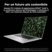 HP ZBook Studio G11 Intel Core Ultra 7 155H Workstation mobile 40,6 cm (16") WQUXGA 32 GB DDR5-SDRAM 1 TB SSD NVIDIA RTX 3000 Ada Wi-Fi 7 (802.11be) Windows 11 Pro Grigio