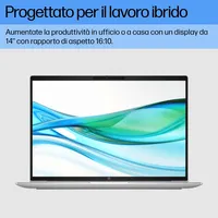 HP ProBook 440 G11 Intel Core Ultra 5 125U Notebook 35,6 cm (14") WUXGA 8 GB DDR5-SDRAM 256 GB SSD Wi-Fi 6E (802.11ax) Windows 11 Pro Argento