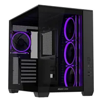 Asus A32 Plus TG ARGB Black Mid-Tower Vetro Temperato