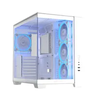 Asus A32 Plus TG ARGB White Mid-Tower Vetro Temperato