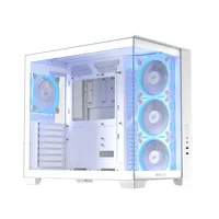 Asus A32 Plus TG ARGB White Mid-Tower Vetro Temperato