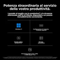 HP ZBook Power G11 Intel Core Ultra 7 155U Workstation mobile 40,6 cm (16") WUXGA 16 GB DDR5-SDRAM 512 GB SSD NVIDIA RTX A500 Wi-Fi 6E (802.11ax) Windows 11 Pro Argento