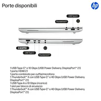 Notebook HP ZBook Ultra G1a Copilot+ PC AI Workstation Mobile Display (14") WUXGA, Cpu AMD Ryzen AI Max+ PRO 395, Ram 64 GB, SSD 1 TB, Windows 11 Pro