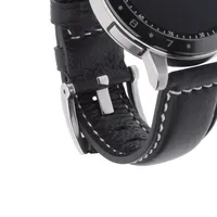 ASUS VivoWatch Strap (HC-S02) Cinghia Nero, Bianco Pelle