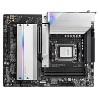 GIGABYTE B650 AERO G Scheda madre - Supporta CPU AMD Ryzen serie 9000, fino a 8000 MHz DDR5 (OC), 1xPCIe 5.0 + 2xPCIe 4.0 M.2, LAN 2,5 GbE, WIFI 6E, USB 3.2 Gen 2