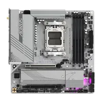 GIGABYTE B650M AORUS ELITE AX ICE Scheda madre - AMD Ryzen serie 9000, VRM a 12+2+2 fasi, fino a 8000 MHz DDR5 (OC), 1xPCIe 5.0 + 1xPCIe 4.0 M.2, LAN 2,5 GbE, WIFI 6E, USB 3.2 Gen 2x2