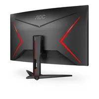 AOC G2 C32G2ZE/BK Monitor PC 80 cm (31.5") 1920 x 1080 Pixel Full HD LED Nero, Rosso