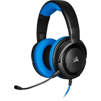 Corsair HS35 Auricolare Cablato A Padiglione Gaming Nero, Blu