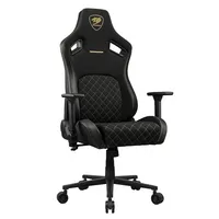 Cougar Defensor Gold - Sedia Gaming, Ecopelle, Supporto Lombare