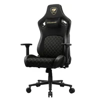 Cougar Defensor Gold - Sedia Gaming, Ecopelle, Supporto Lombare