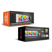Cougar Poseidon Elite 360 - AIO, LGA1851-1700-AM5-AM4, Radiatore 360mm, ARGB, Bianco