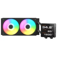 Cougar Poseidon Vistek Pro 240 - AIO, LGA1851-1700-1200-AM5-AM4, Radiatore 240mm, ARGB, Display IPS