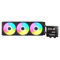 Cougar Poseidon Vistek Pro 360 - AIO, LGA1851/1700/1200/AM5/AM4, Radiatore 360mm, ARGB, Display IPS