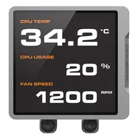 Cougar Poseidon Vistek Pro 360 - AIO, LGA1851-1700-1200-AM5-AM4, Radiatore 360mm, ARGB, Display IPS