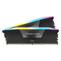 CORSAIR RAM VENGEANCE RGB DDR5 32GB (2 x 16GB) DDR5 6000 CL38-44-44-96 1.35V INTEL XMP - BLACK