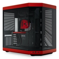 HYTE Y70 Case Midi Tower, Nero, Rosso