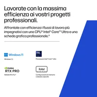 HP ZBook X G2i - 16" WUXGA, Intel Core Ultra 7 356H, 32GB RAM, 1TB SSD, NVIDIA RTX PRO 2000, Windows 11 Pro