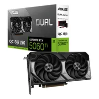 ASUS Dual-RTX5060TI-O8G NVIDIA GeForce RTX 5060 Ti 8 GB GDDR7, 7680 x 4320 Pixel 128 bit 28 Gbit/s PCI Express 5.0, Quantità porte HDMI: 1, DisplayPorts: 3