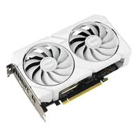 Asus Dual Radeon RX 9060 XT White - 16GB GDDR6, PCIe 4.0, Dual Fan, White Edition