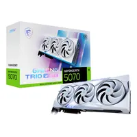 MSI GAMING GeForce RTX 5070 12G TRIO OC WHITE NVIDIA 12 GB GDDR7, 7680 x 4320 Pixel 192 bit 28 Gbit/s PCI Express 5.0, Quantità porte HDMI: 1, DisplayPorts: 3, Bianca