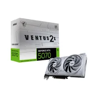 MSI GeForce RTX5070 VENTUS 2X OC White NVIDIA GeForce RTX 5070 12 GB GDDR7, 7680 x 4320 Pixel 192 bit 28 Gbit/s PCI Express 5.0, Quantità porte HDMI: 1, DisplayPorts: 3, Bianca