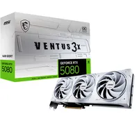 MSI VENTUS GEFORCE RTX 5080 16G 3X OC WHITE scheda video NVIDIA 16 GB GDDR7, 7680 x 4320 Pixel 256 bit PCI Express x16 5.0, Quantità porte HDMI: 1, DisplayPorts: 3
