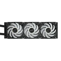 GIGABYTE AORUS WATERFORCE X II 360 Raffreddamento a liquido per CPU AIO - 3x ventole ARGB da 120 mm, LCD a colori, DAISY-CHAIN, compatibile con Intel LGA 1851 e AMD AM5