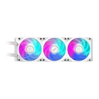 GIGABYTE AORUS WATERFORCE X II 360 ICE Raffreddamento a liquido per CPU AIO - 3x ventole ARGB da 120 mm, LCD a colori, DAISY-CHAIN, compatibile con Intel LGA 1851 e AMD AM5