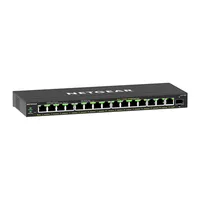 NETGEAR GS316EP-100PES switch di rete Gestito Gigabit Ethernet (10/100/1000) Supporto Power over Ethernet (PoE) Nero