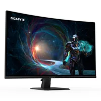 Monitor GIGABYTE GS32QCA, Display 31,5" Gaming Curvo QHD - 2560 x 1440, 180Hz, 1ms, 250 cd/m², FreeSync, HDR Ready, HDMI 2.0, Displayport 1.4