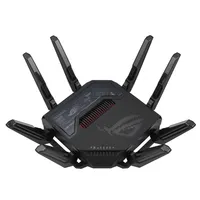 ASUS ROG Rapture GT-BE98 router wireless 10 Gigabit Ethernet Quad-band (2.4 GHz / 5 GHz-1 / 5 GHz-2 / 6 GHz) Nero