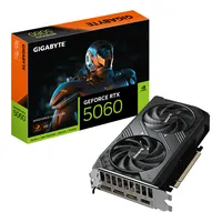 Gigabyte GeForce RTX 5060 Windforce Max OC - 8GB GDDR7, PCIe 5.0, Dual Fan, Overclocked Edition