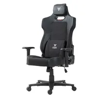 itek Gaming Chair SHUTTLE PM66 - PVC e Tessuto- Braccioli 3D- Nero Nero