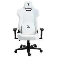 itek SHUTTLE PM66 White - Sedia Gaming in PVC e Tessuto, Braccioli 3D