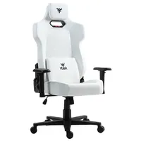 itek SHUTTLE PM66 White - Sedia Gaming in PVC e Tessuto, Braccioli 3D