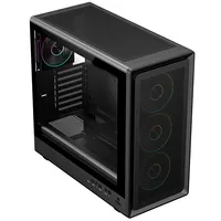 itek MESHCORE 36B Black - Case ATX, Pannello Mesh, 4 Ventole ARGB, USB-C