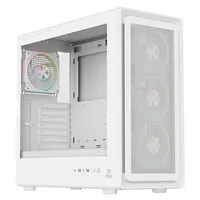 itek MESHCORE 36W White - Case ATX, Pannello Mesh, 4 Ventole ARGB, USB-C