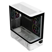 Case itek NETRON CURVED - Gaming Tower- ATX- 3x12cm ARGB fan- 2xUSB3- Type-C- Darker Temp Glass Side & Front Panel- Display