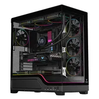 Case SHOWBUI WAVE 82B - Gaming Tower- ATX- 4x12cm ARGB fan- 2xUSB3- Type-C- Darker Temp Glass Side & Front Panel