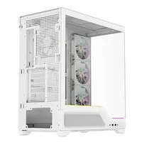 Case SHOWBUI WAVE 82W - Gaming Tower- ATX- 4x12cm ARGB fan- 2xUSB3- Type-C- Temp Glass Side & Front Panel- White Ed.