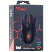 itek G61 mouse Gaming Mano destra USB tipo A Laser 4000 DPI