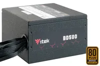 itek BD500 alimentatore per computer 500 W 24-pin ATX Nero