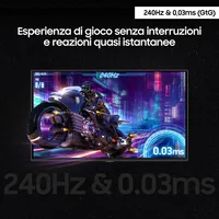 Samsung Odyssey OLED G6 (G61SD) 27" QHD 360Hz 0.03ms Illuminazione CoreSync