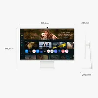 Samsung Smart Monitor M8 (M80F) 32" 4K UHD 60Hz Pivot USB-C SlimFit Cam